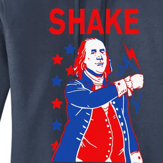 Funny Shake And Bake 4th Of July Couple Matching Women's Pullover Hoodie