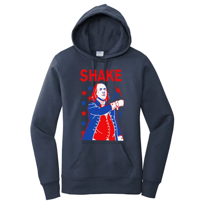 Funny Shake And Bake 4th Of July Couple Matching Women's Pullover Hoodie