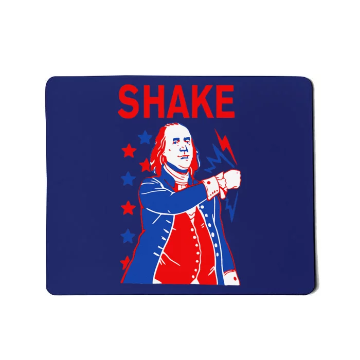 Funny Shake And Bake 4th Of July Couple Matching Mousepad