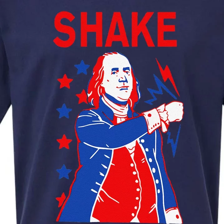 Funny Shake And Bake 4th Of July Couple Matching Sueded Cloud Jersey T-Shirt