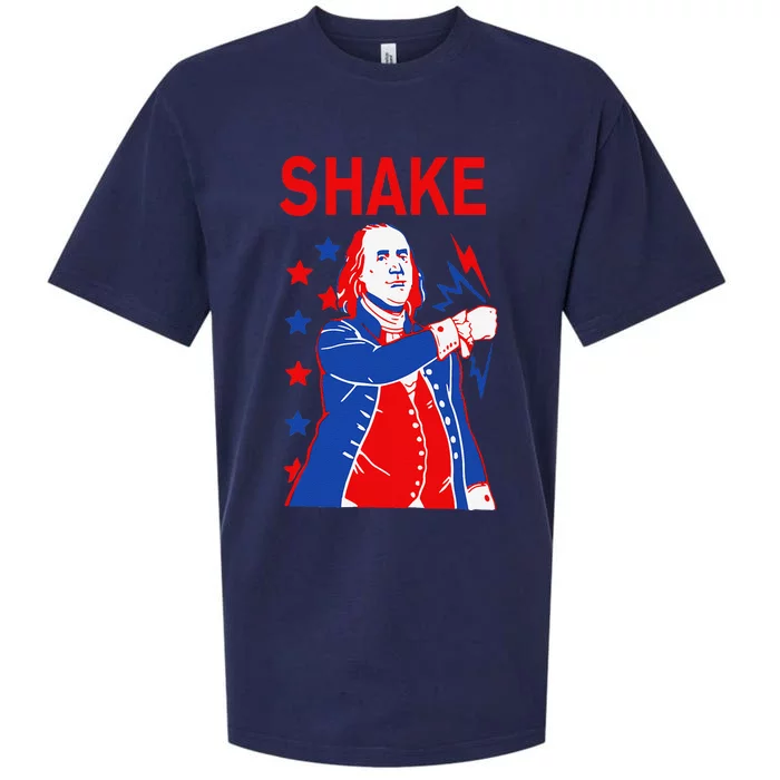 Funny Shake And Bake 4th Of July Couple Matching Sueded Cloud Jersey T-Shirt