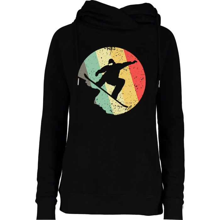 Funny Snowboarding Art For Snowboarder Snowboard Womens Funnel Neck Pullover Hood