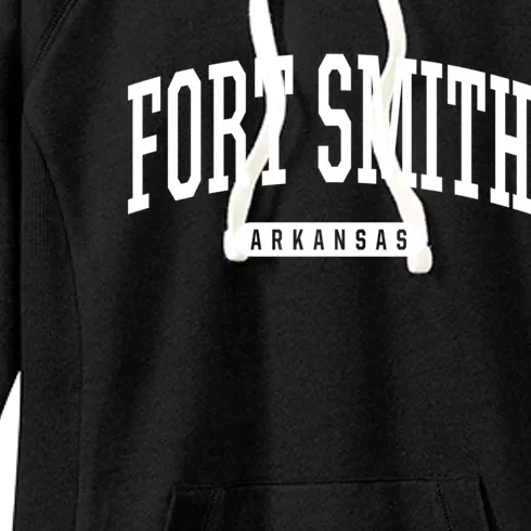 Fort Smith Arkansas Souvenirs College Style Fort Smith Arkansas Women's Fleece Hoodie