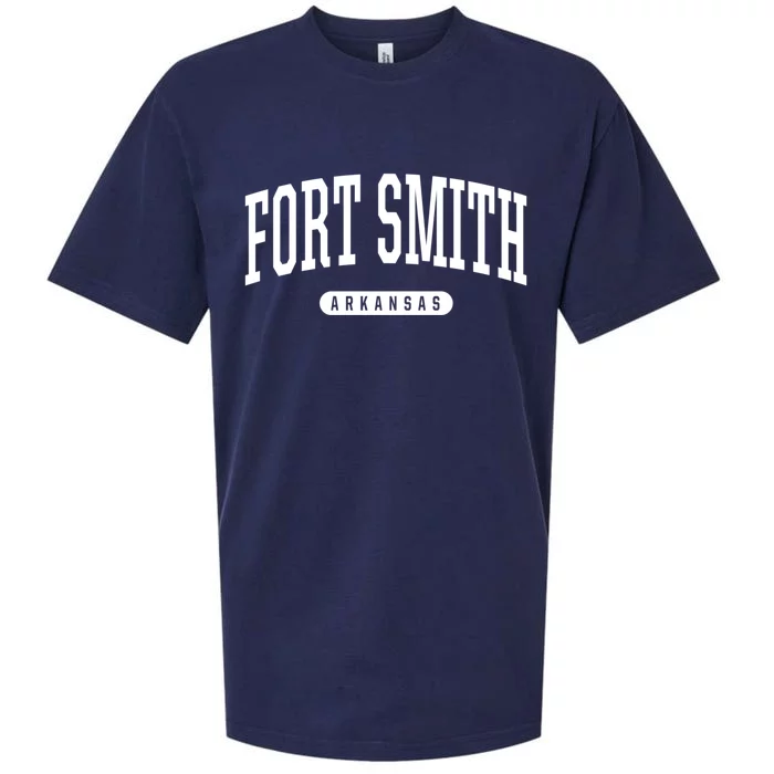 Fort Smith Arkansas Souvenirs College Style Fort Smith Arkansas Sueded Cloud Jersey T-Shirt