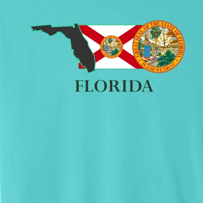 Florida Seal And Flag ChromaSoft Performance T-Shirt