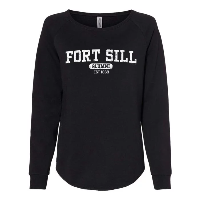 Fort Sill Alumni Army Artillery School Oklahoma Womens California Wash Sweatshirt