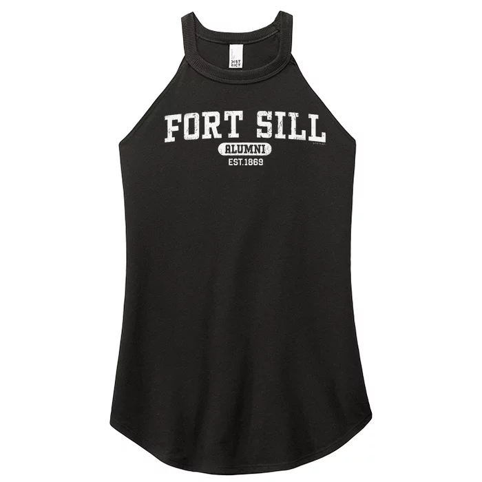 Fort Sill Alumni Army Artillery School Oklahoma Women’s Perfect Tri Rocker Tank