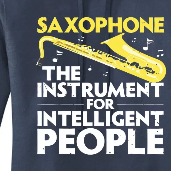 Funny Saxophone Art For Men Women Sax Lover Saxophone Player Women's Pullover Hoodie