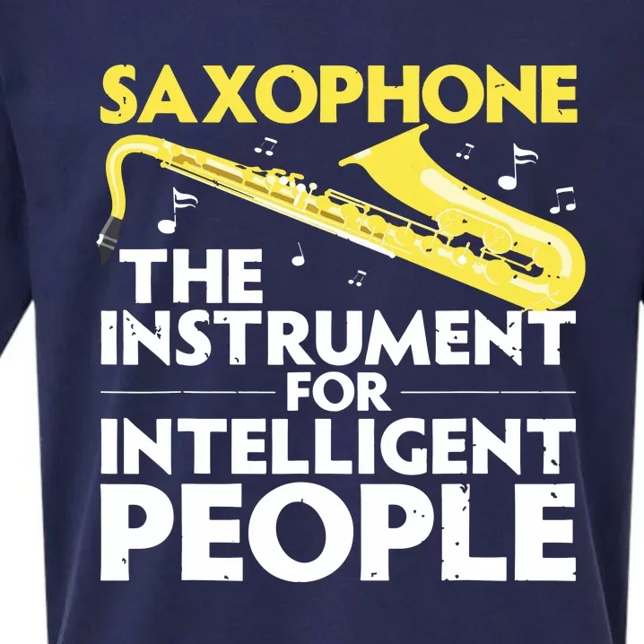 Funny Saxophone Art For Men Women Sax Lover Saxophone Player Sueded Cloud Jersey T-Shirt