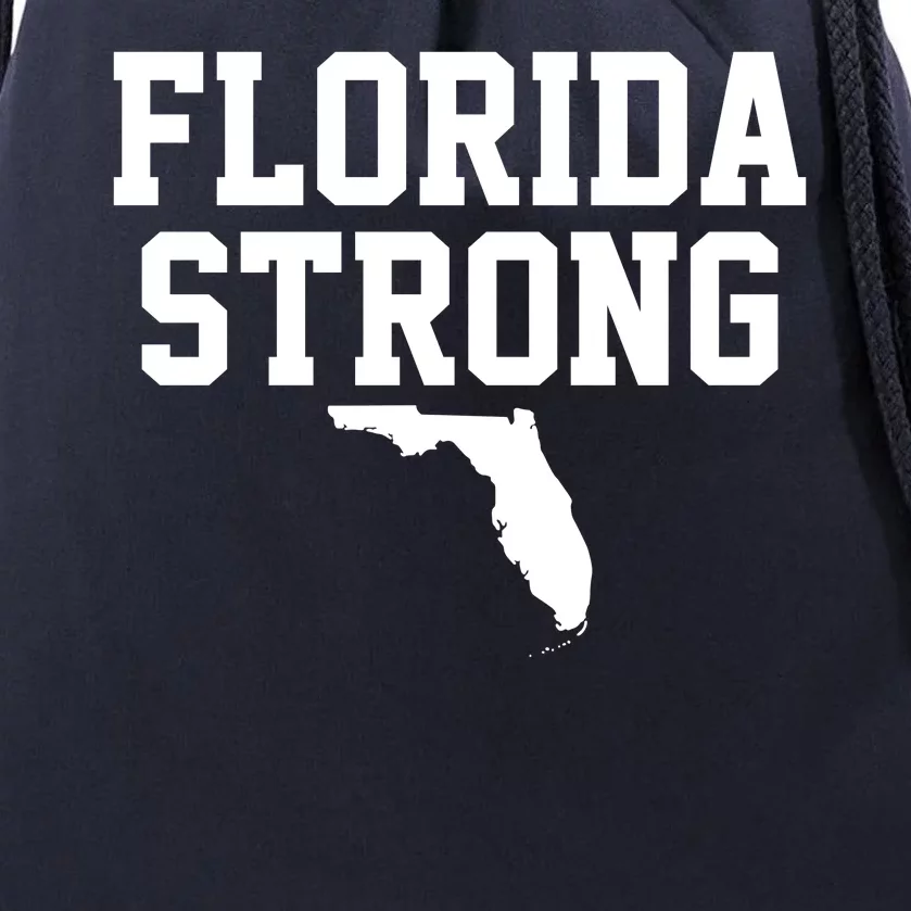 Florida Strong Awareness Hurricane Milton Drawstring Bag