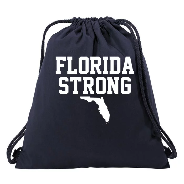 Florida Strong Awareness Hurricane Milton Drawstring Bag