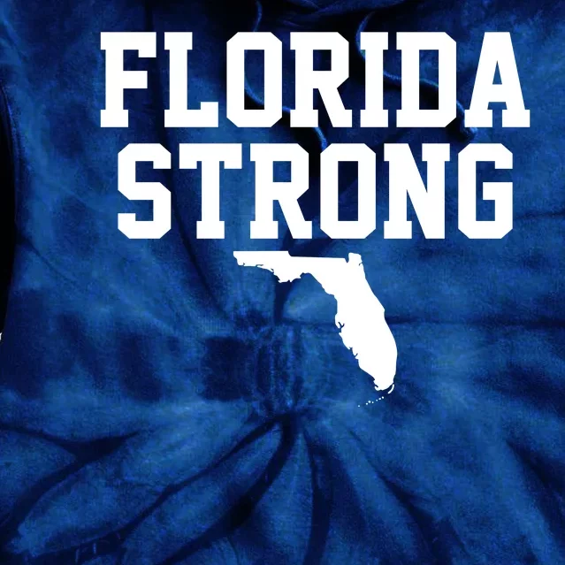 Florida Strong Awareness Hurricane Milton Tie Dye Hoodie