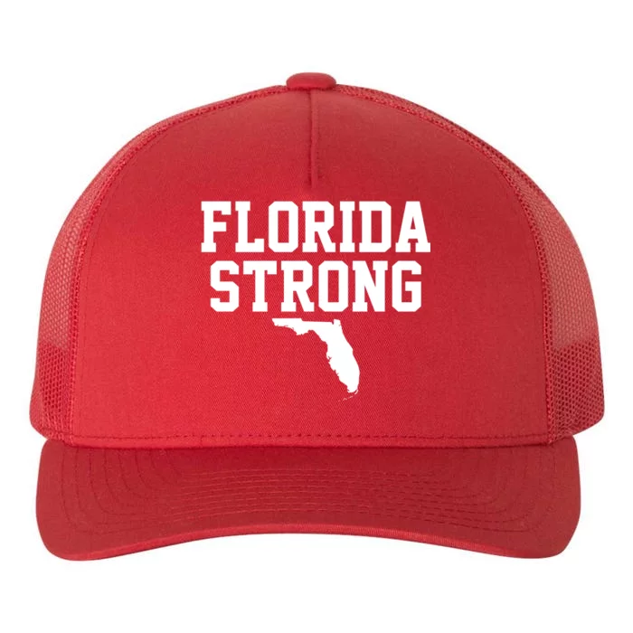 Florida Strong Awareness Hurricane Milton Yupoong Adult 5-Panel Trucker Hat