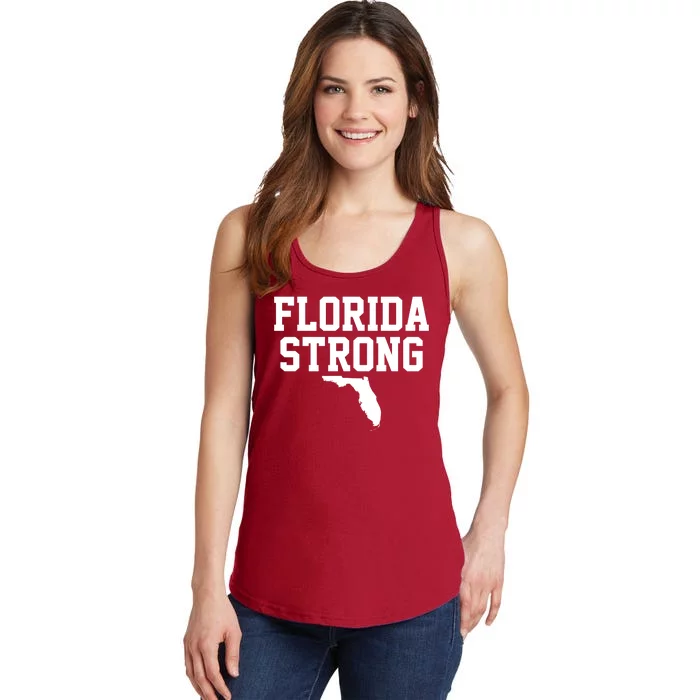 Florida Strong Awareness Hurricane Milton Ladies Essential Tank