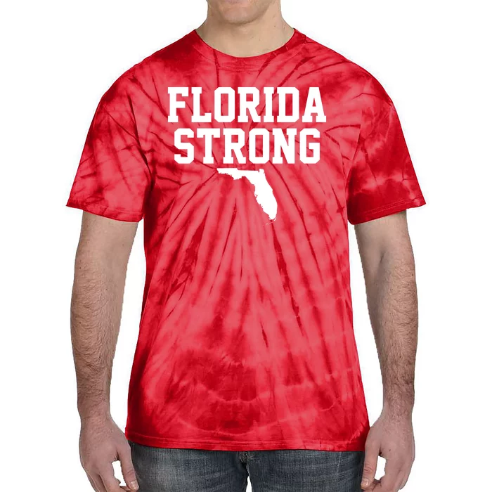 Florida Strong Awareness Hurricane Milton Tie-Dye T-Shirt