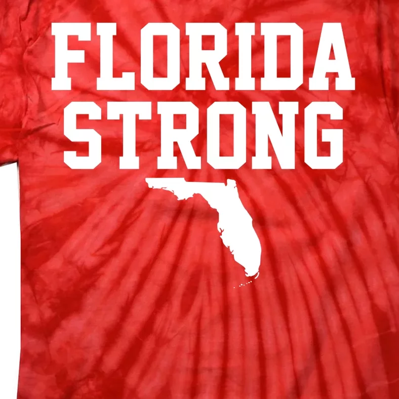 Florida Strong Awareness Hurricane Milton Tie-Dye T-Shirt