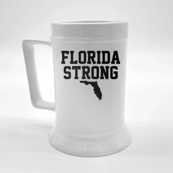 Florida Strong Awareness Hurricane Milton Front & Back Beer Stein