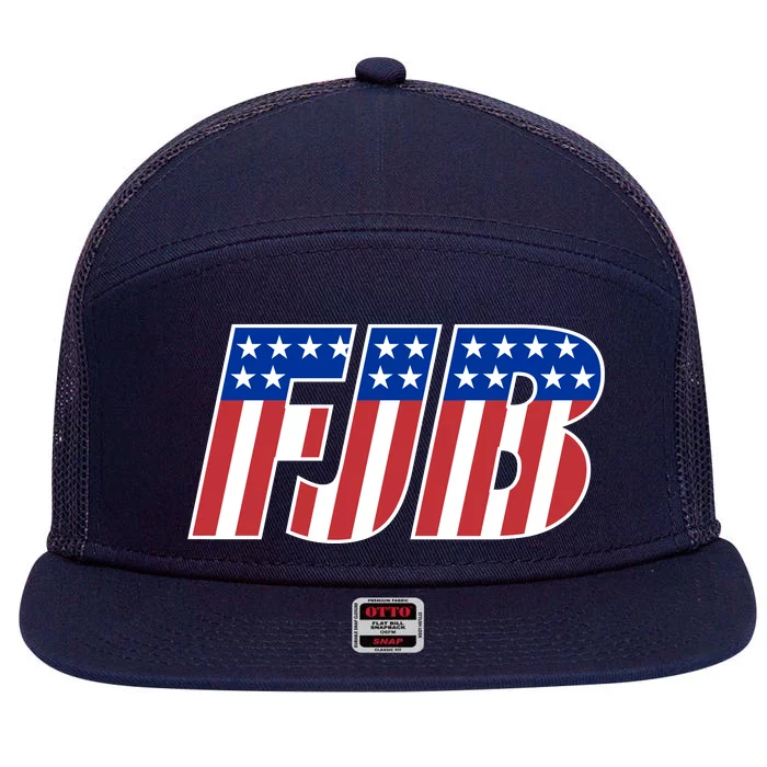 FJB Stars And Stripes 7 Panel Mesh Trucker Snapback Hat