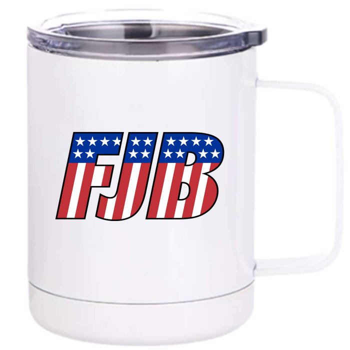 FJB Stars And Stripes Front & Back 12oz Stainless Steel Tumbler Cup