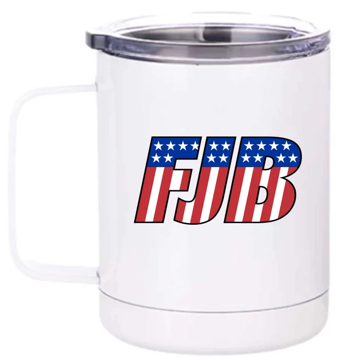 FJB Stars And Stripes Front & Back 12oz Stainless Steel Tumbler Cup