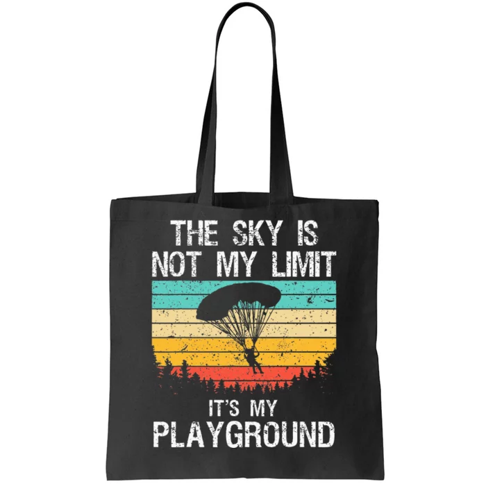 Funny Skydiving Art For Men Women Skydive Lover Skydiver Tote Bag