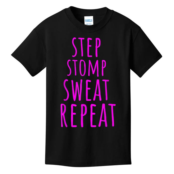 Funny Step Aerobics I Love Step Aerobic Step Aerobics Kids T-Shirt