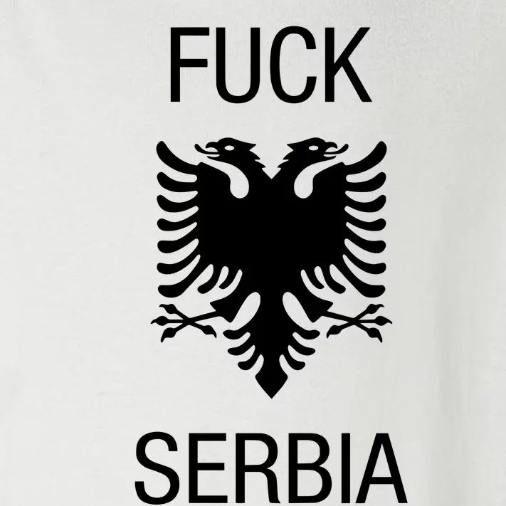 Fuck Serbia Albanian Flag Toddler Long Sleeve Shirt