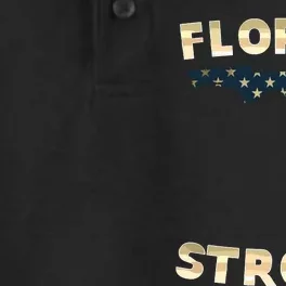 Florida Strong American Flag Cool Fl Flags Dry Zone Grid Performance Polo