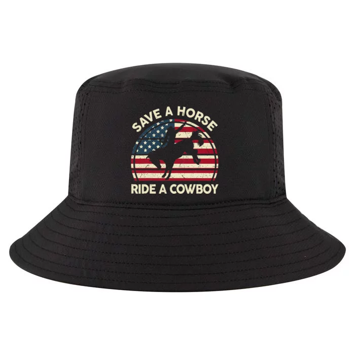 Funny Save A Horse Ride A Cow Horse  Gift Cool Comfort Performance Bucket Hat