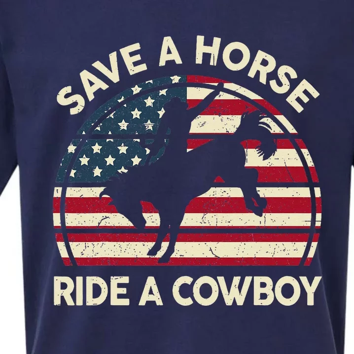 Funny Save A Horse Ride A Cow Horse  Gift Sueded Cloud Jersey T-Shirt