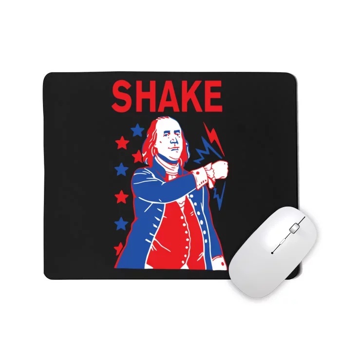 Funny Shake And Bake 4th Of July Couple Matching Mousepad