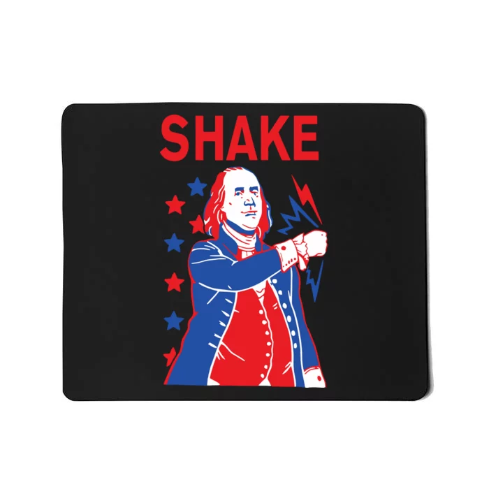 Funny Shake And Bake 4th Of July Couple Matching Mousepad