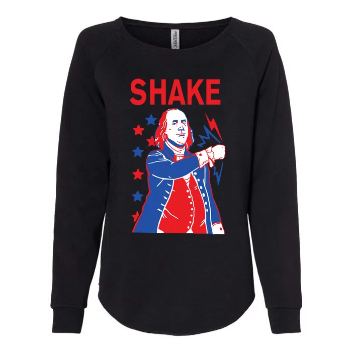 Funny Shake And Bake 4th Of July Couple Matching Womens California Wash Sweatshirt