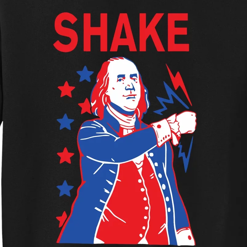 Funny Shake And Bake 4th Of July Couple Matching Tall Sweatshirt