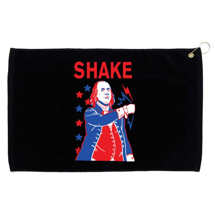 Funny Shake And Bake 4th Of July Couple Matching Grommeted Golf Towel