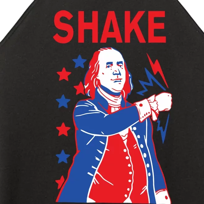 Funny Shake And Bake 4th Of July Couple Matching Women’s Perfect Tri Rocker Tank