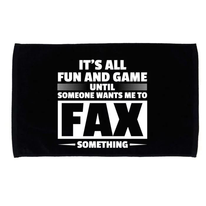 Fax Something Administrative Professionals Day Gift Microfiber Hand Towel