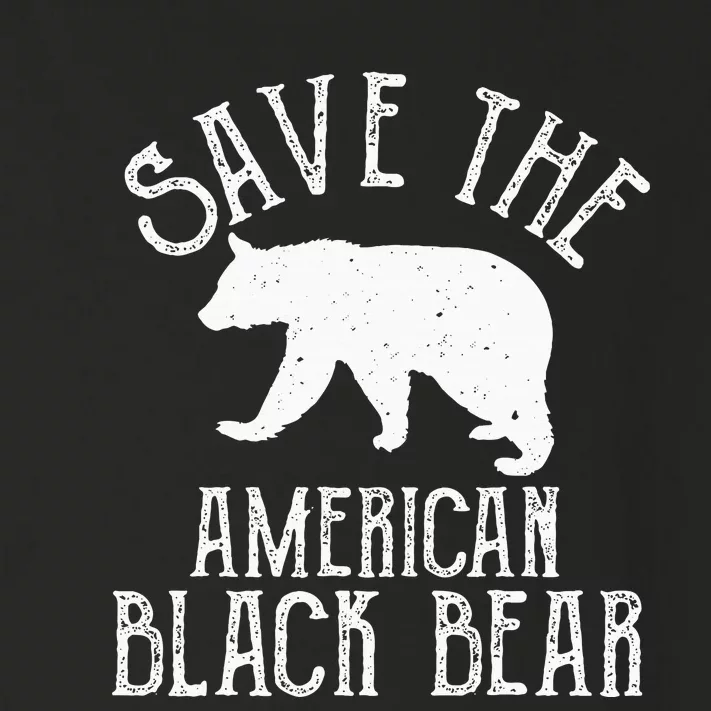 Funny Save American Black Bear Toddler Long Sleeve Shirt