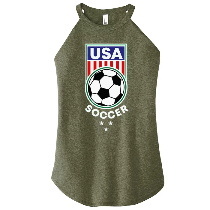 Football Soccer Awesome USA Soccer Women’s Perfect Tri Rocker Tank