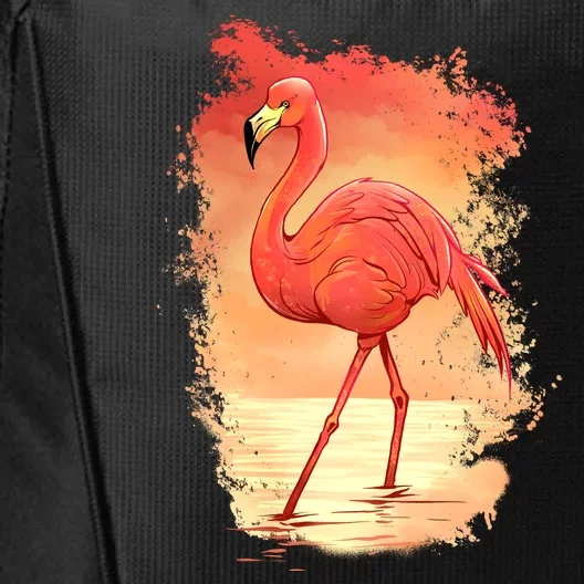 Flamingo Sunset Art City Backpack