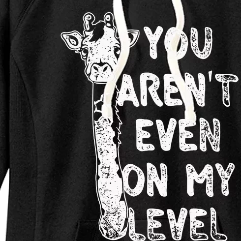 Funny Safari Africa Animal Zoo Keeper Wo Gift Giraffe Women's Fleece Hoodie