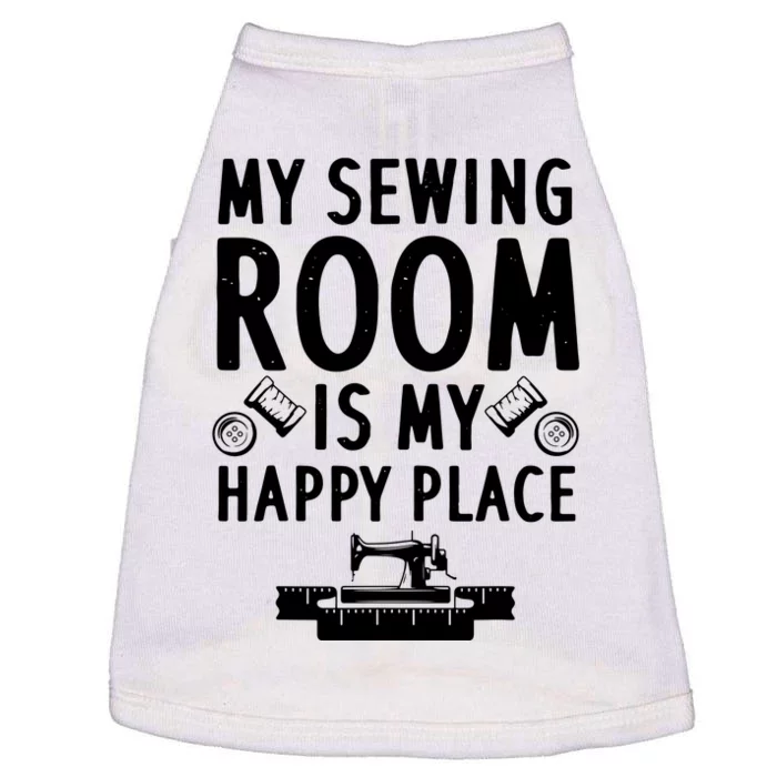 Funny Sewing Art For Men Women Quilting Sewing Machine Lover Doggie Tank