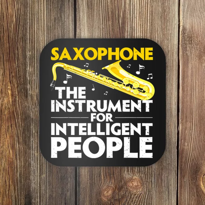 Funny Saxophone Art Sax Lover Saxophone Player Coaster