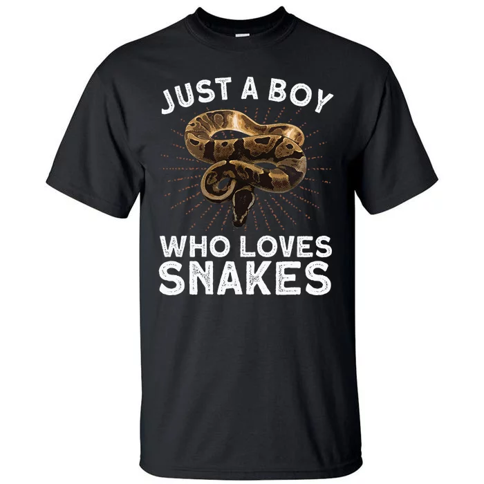 Funny Snake Art Reptile Animal Snake Lover Tall T-Shirt