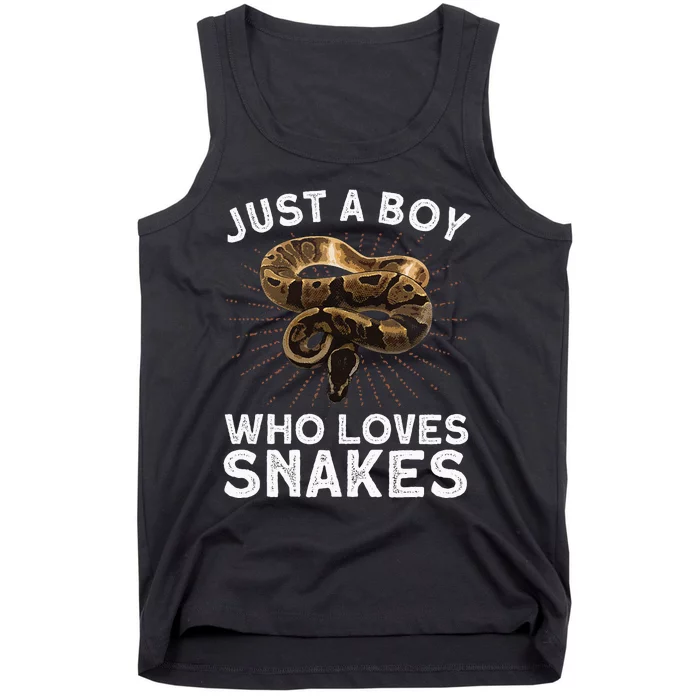 Funny Snake Art Reptile Animal Snake Lover Tank Top