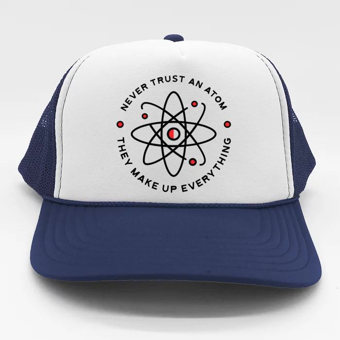 Funny Science Atom Design Trucker Hat