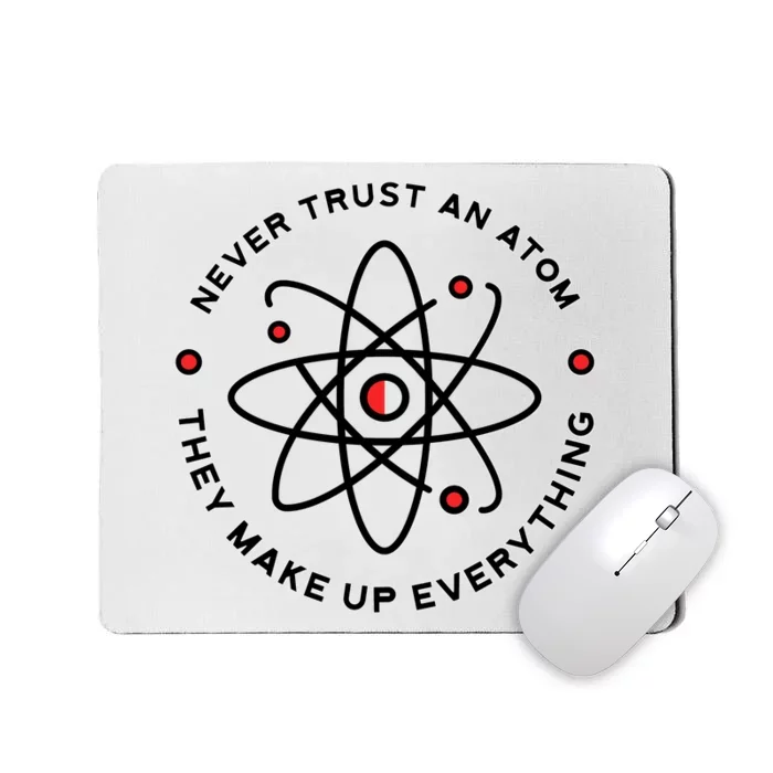 Funny Science Atom Design Mousepad