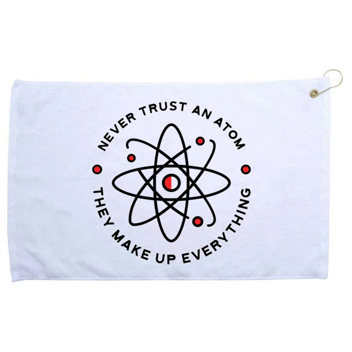 Funny Science Atom Design Grommeted Golf Towel