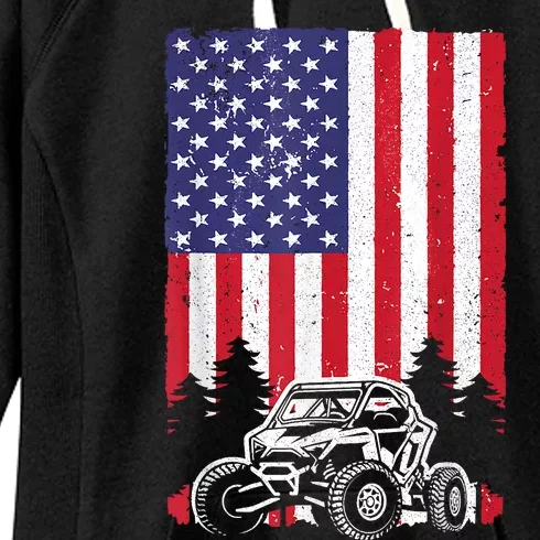 Funny Sxs Atv Art Utv Off Road Sidebyside Women's Fleece Hoodie