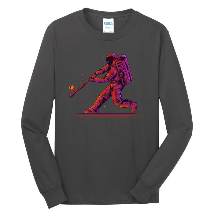 Funny Space Astronaut Baseball Tall Long Sleeve T-Shirt